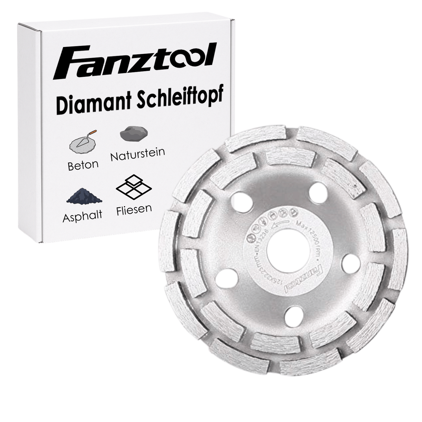 FANZTOOL Diamantschleiftopf