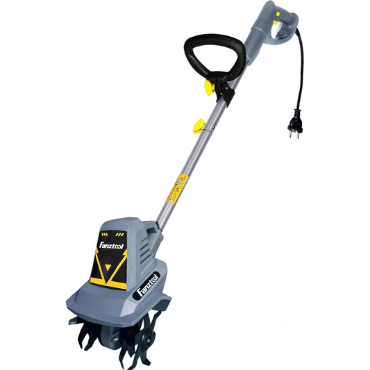 15D FANZTOOL 300W Gartenfräse mit 4 Robusten Hackmessern, Verstellbarem Griff