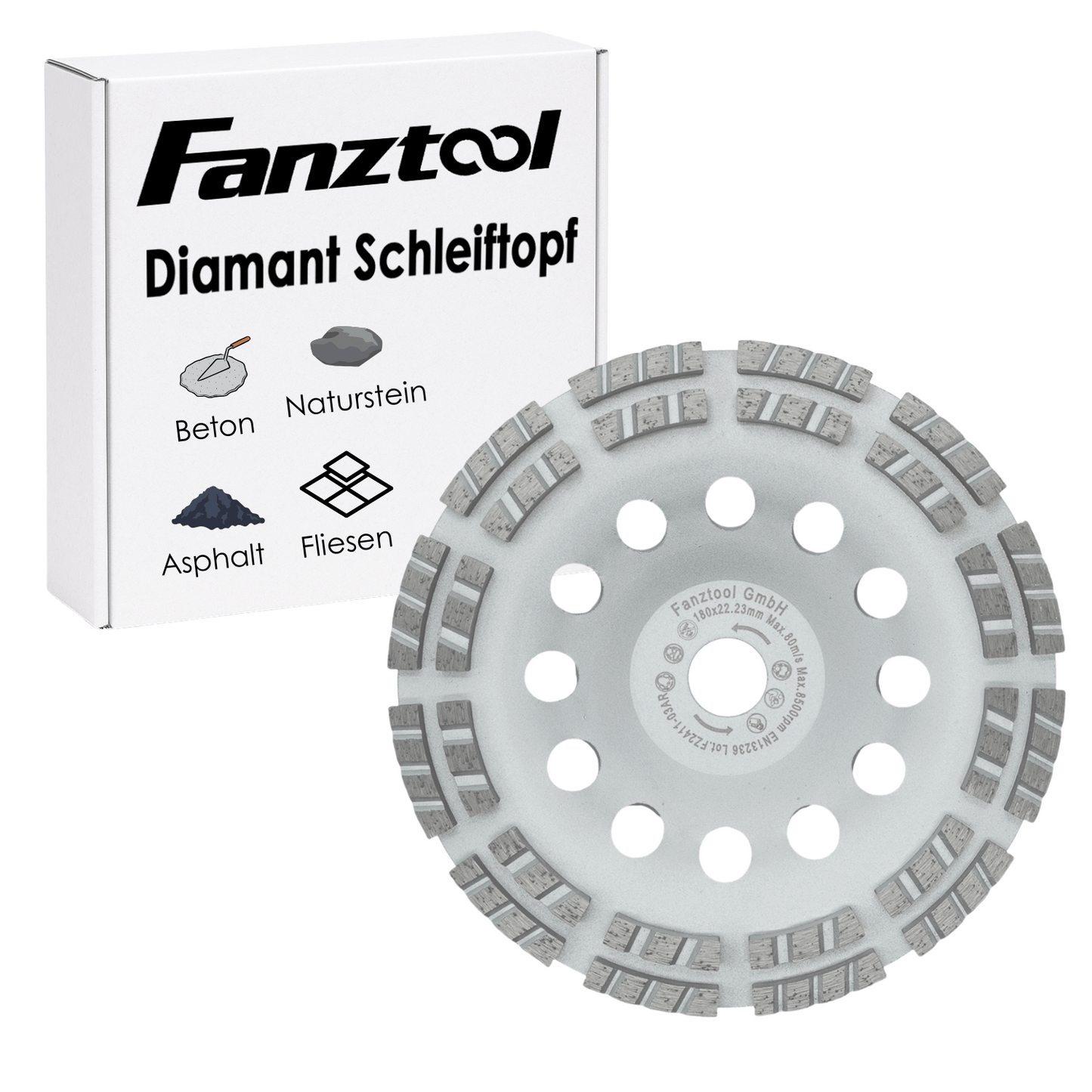 FANZTOOL Diamantschleiftopf