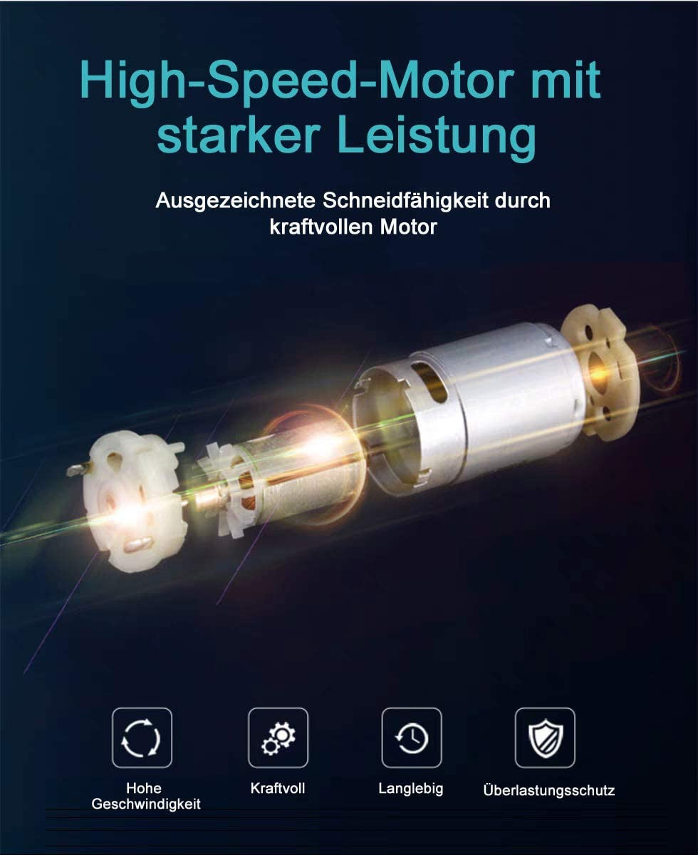 Gebraucht - FANZTOOL Akku Universalschneider Akkuschere Lederschneider Teppichschere Kartonschneider (Schere Set)
