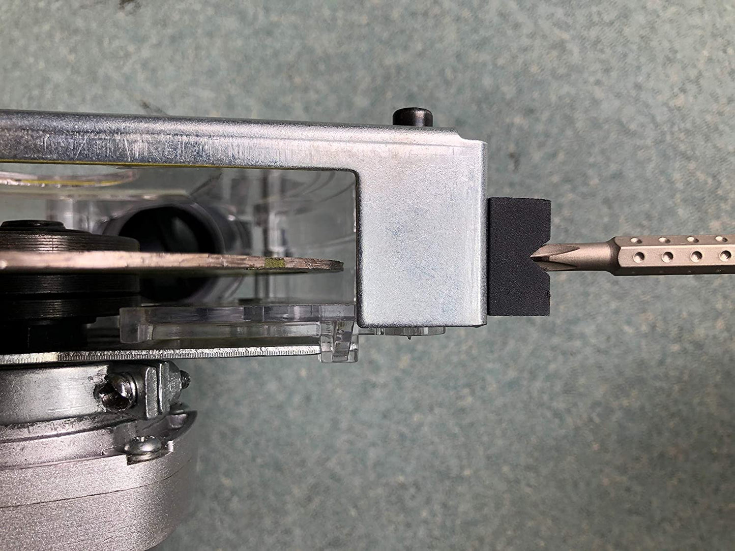 Neuwertig - FANZTOOL Diamant-Trennscheibe Diamanttrennscheibe, Trennscheibe 125 mm x 22,2 mm mit Universal Absaughaube für Staubfreie Arbeit - Fanztool