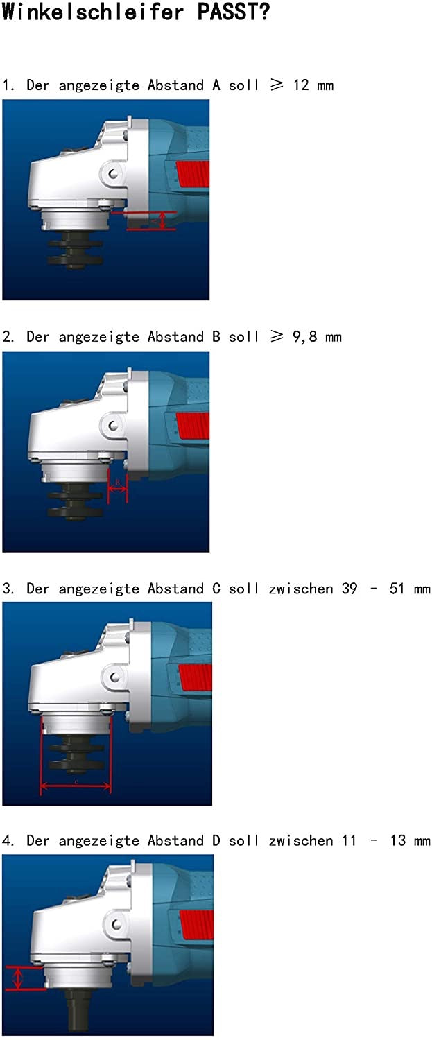 Neuwertig - FANZTOOL Absaughaube mit 125 mm Topf und Schleifpapier klett - Fanztool