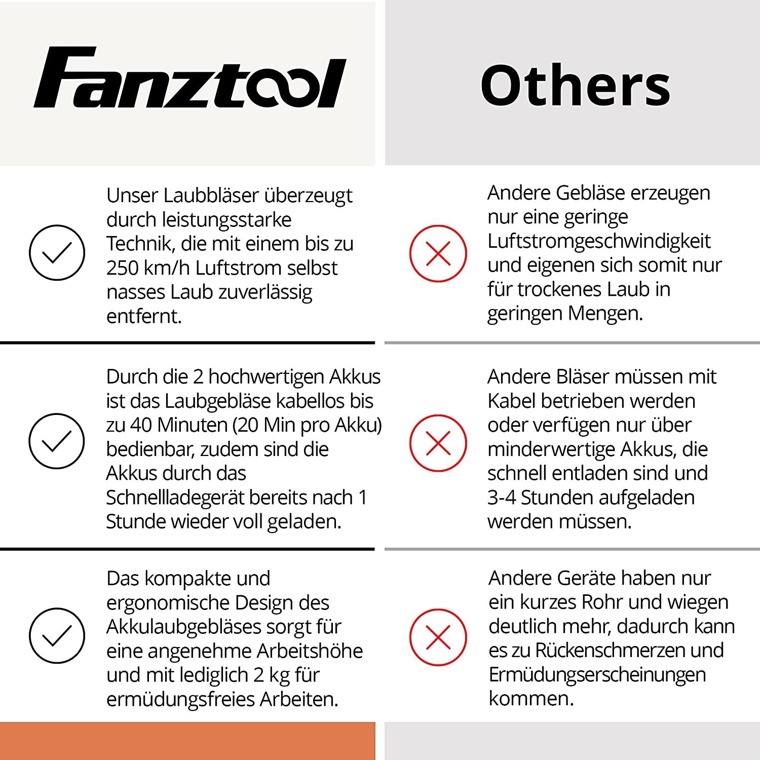 Axial Laubbläser mit 20V Akku und Ladegerät (Akku Laubbläser) - Fanztool