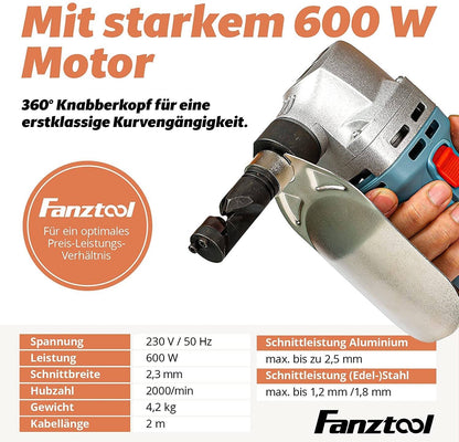 FANZWORK Knabber Blechknabber Knabber Nibbler 600W