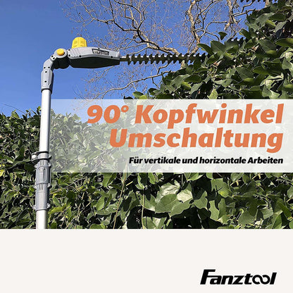 Gebraucht - FANZTOOL Akku Teleskop Heckenschere Teleskopstiel mit 20V/2Ah Akku
