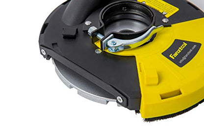 #4 FANZTOOL Diamantschleiftopf 180 mm + Absaughaube für Winkelschleifer Betonschleifer