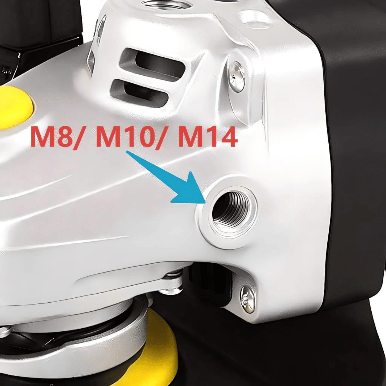 FANZTOOL Zusatzhandgriff für Winkelschleifer Schleifmaschine mit M14 M10 M8 - Fanztool
