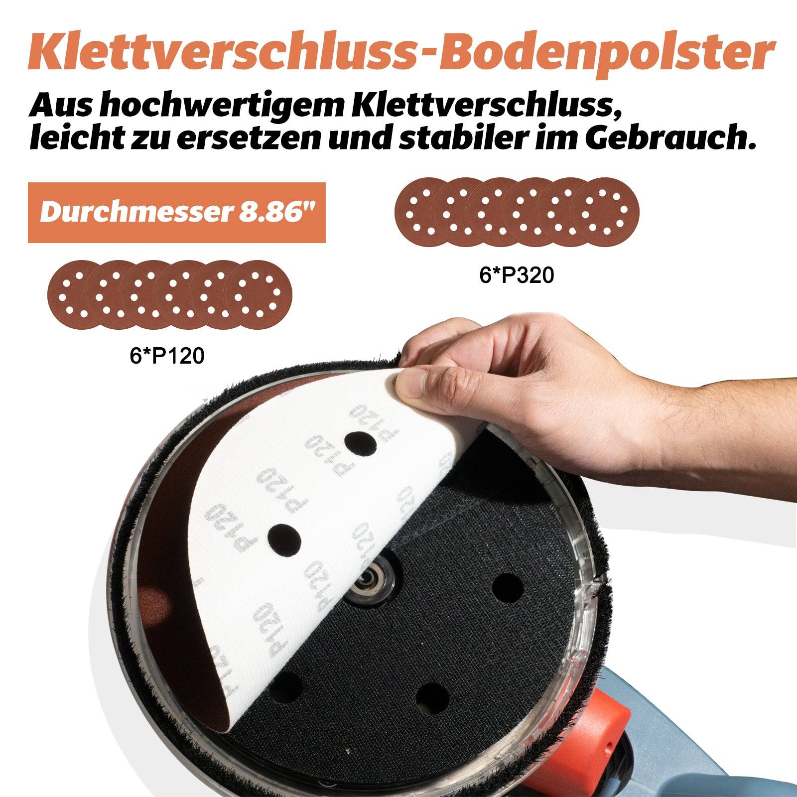 Neuwertig - FANZTOOL 750 Watt Trockenbauschleifer mit intrigiertem Staubsauger Giraffe Deckenschleifer – LED, 4kg