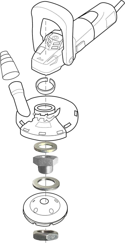 FANZTOOL M14 Schraube Adapter für Schleiftopf-Erhöhung - Fanztool