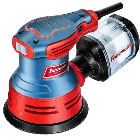 Gebraucht - FANZWORK  300W Exzenterschleifer mit Staubfangbehälter staubgeschütztem Schalter
