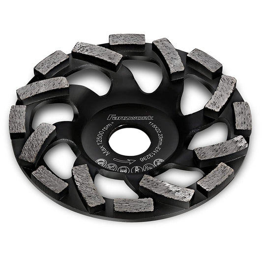 FANZTOOL Diamantschleiftopf 115/125/180 x 22 mm H-Modell - Fanztool