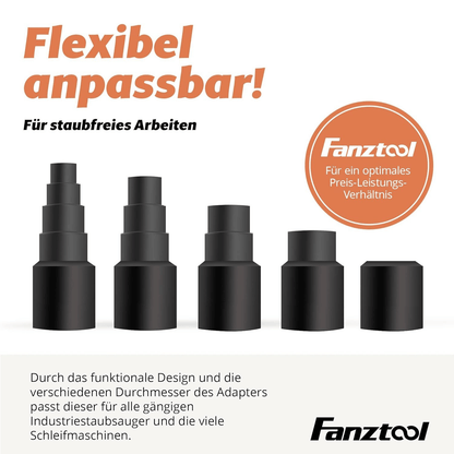 FANZTOOL XXL Schlauchadapter 55 mm universal - Fanztool