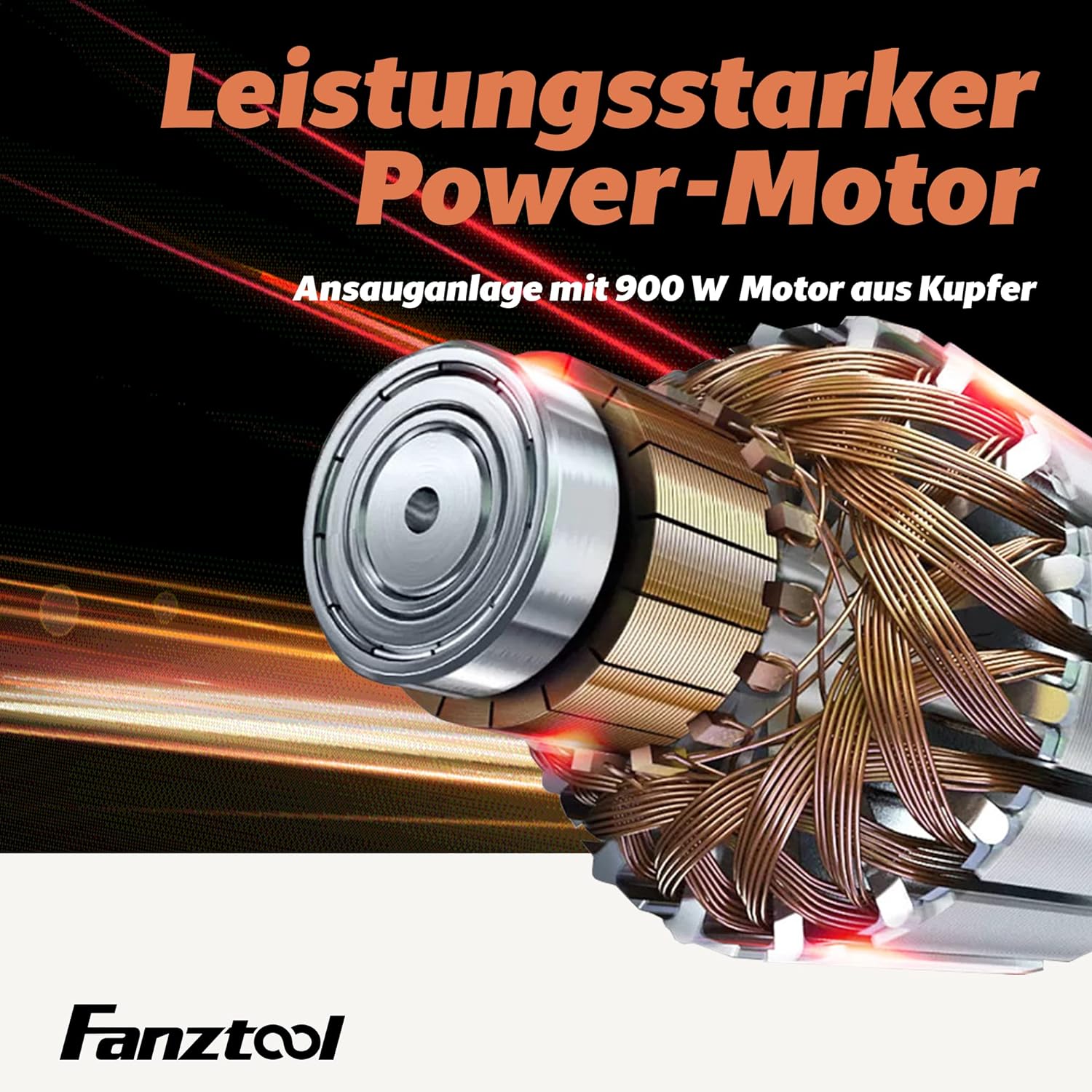 Neuwertig - Mobile Absauganlage 900W mit wiederverwendbaren Staubbeutel und Metallgehäuse - Fanztool