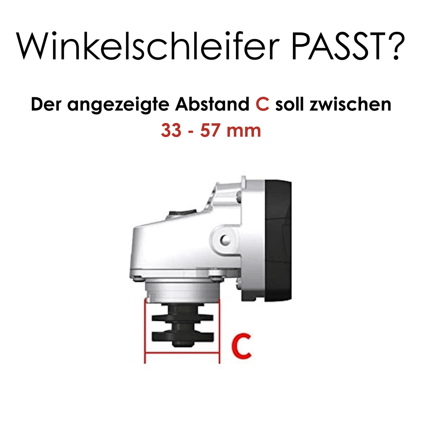 FANZWORK Absaughaube für Winkelschleifer inkl. 2x125 mm Diamantschleiftopf PROFI QUALITÄT #8 - Fanztool
