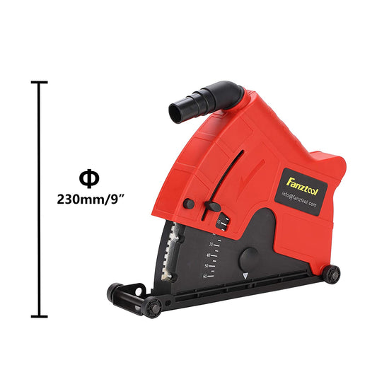 FANZTOOL Universal Absaughaube für Winkelschleifer mit 230mm Trennscheiben - Fanztool