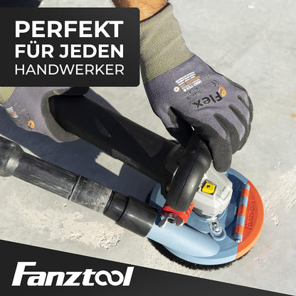 Gebraucht - #8 FANZTOOL Absaughaube für Winkelschleifer inkl. 2 x 125mm + Diamantschleiftopf Premium