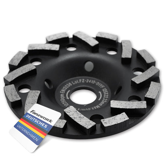 FANZTOOL Diamantschleiftopf 115/125/180 x 22 mm H-Modell