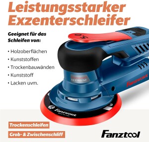 Neuwertig - FANZWORK Exzenterschleifer MODEL FZ-EZ150A...
